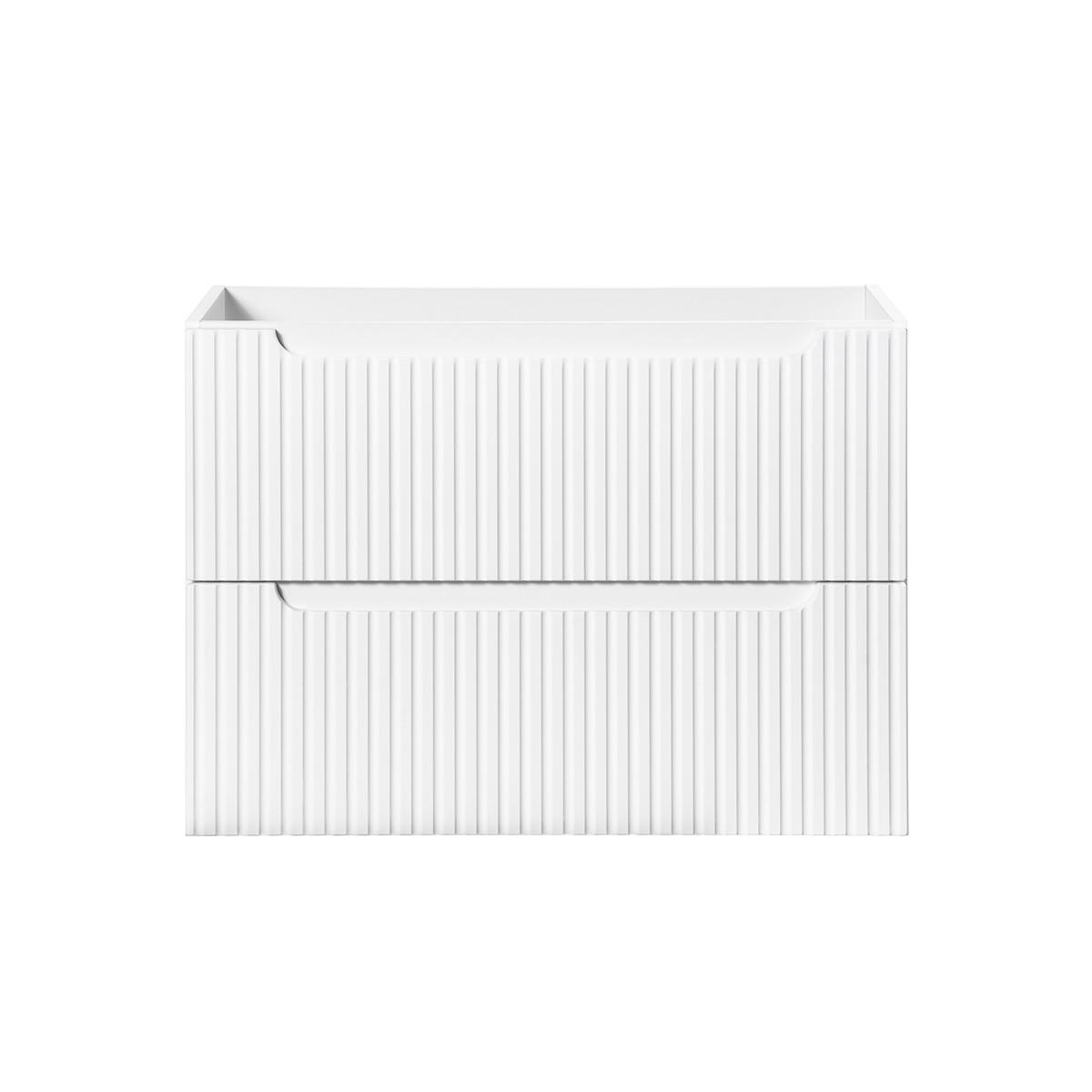 WASCHTISCHUNTERSCHRANK 80cm Riva Weiß - Weiß, Holzwerkstoff (80/57/40cm) - Petits-meubles