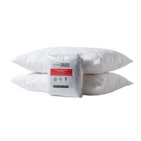 KISSENSCHONER gesteppt 48/74 cm, 2er-Set, Hotelverschluss - Weiß, Textil (48/74cm) - Homescapes