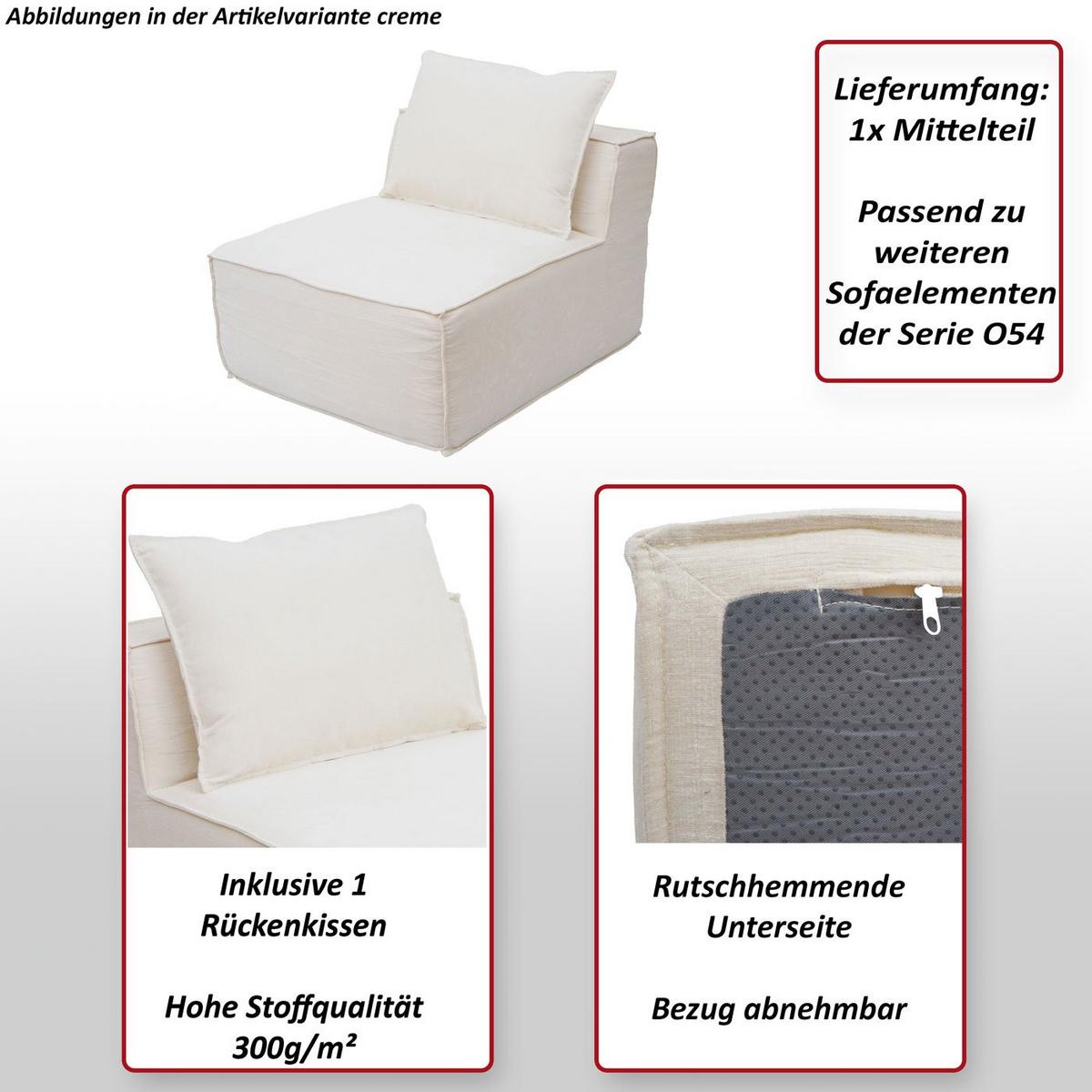 SESSEL Hellgrau - Hellgrau, Textil (75/63/97cm) - MCW
