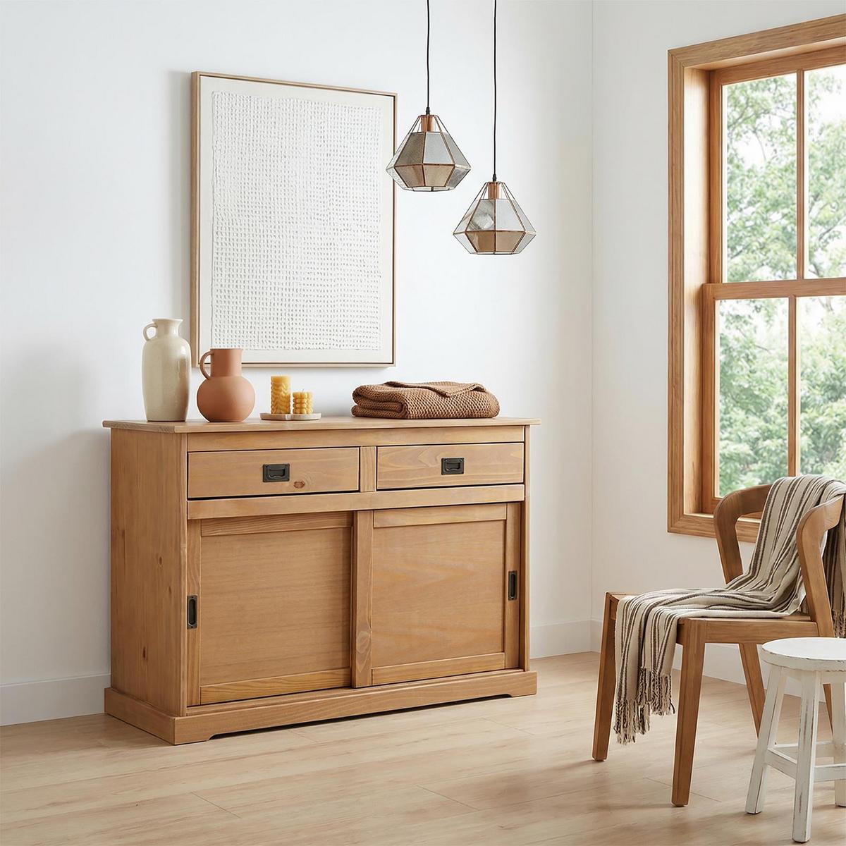 KOMMODE SAVONA braun - Braun, Holz (110/84/46cm) - IDIMEX
