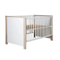BABYBETT Olaf 70 x 140 cm - Weiß, Holzwerkstoff (70/140cm) - Roba