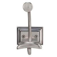 KLEIDERHAKEN 1 Messinghaken - 8/15/17 cm - Silberfarben, Metall (15/17/8cm) - Signature