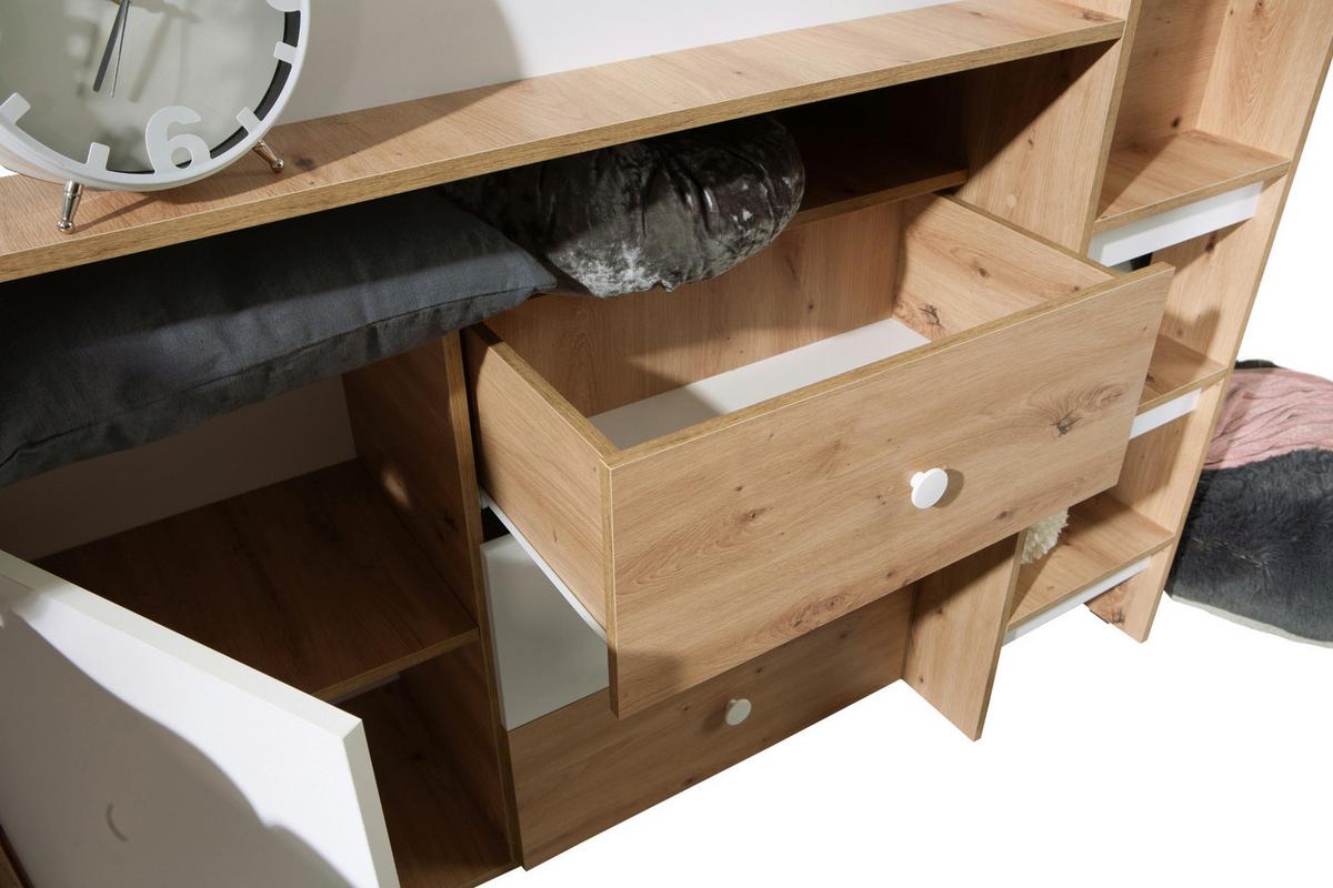 HOCHBETT 203,3/125/106,6 - Weiß, Holz (90/200cm) - MÖBEL KRYSPOL