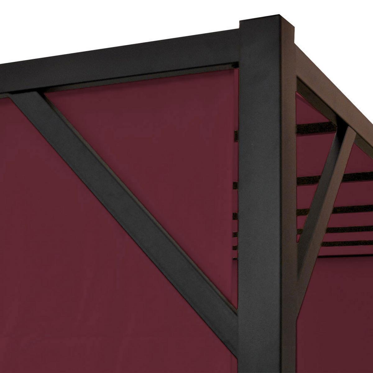 PERGOLA BEJA Bordeaux - Bordeaux, Metall (305/212/305cm) - MCW