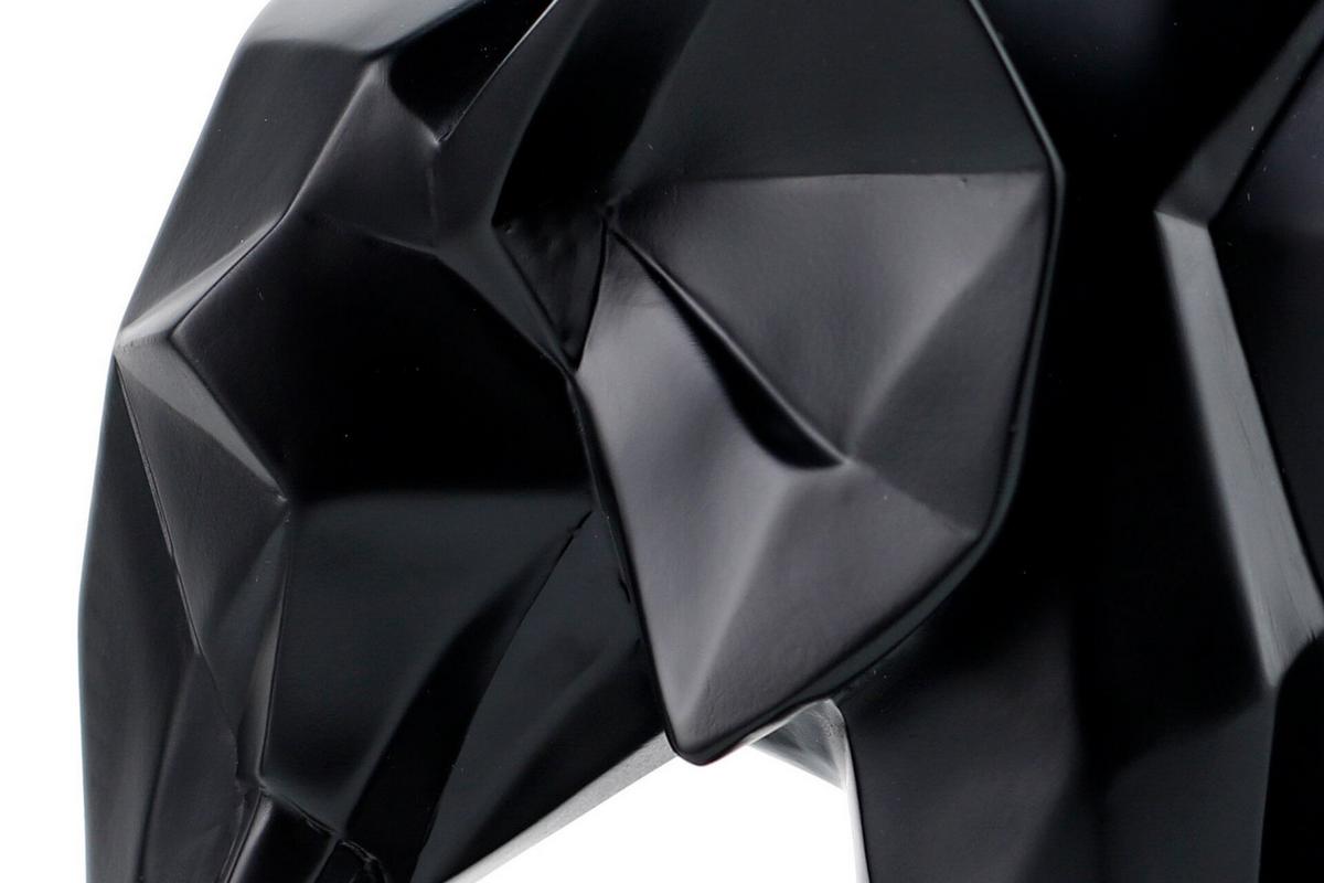 SKULPTUR Schwarz 27/21 cm - Schwarz, Stein (1.35/21/15cm) - KUNSTLOFT