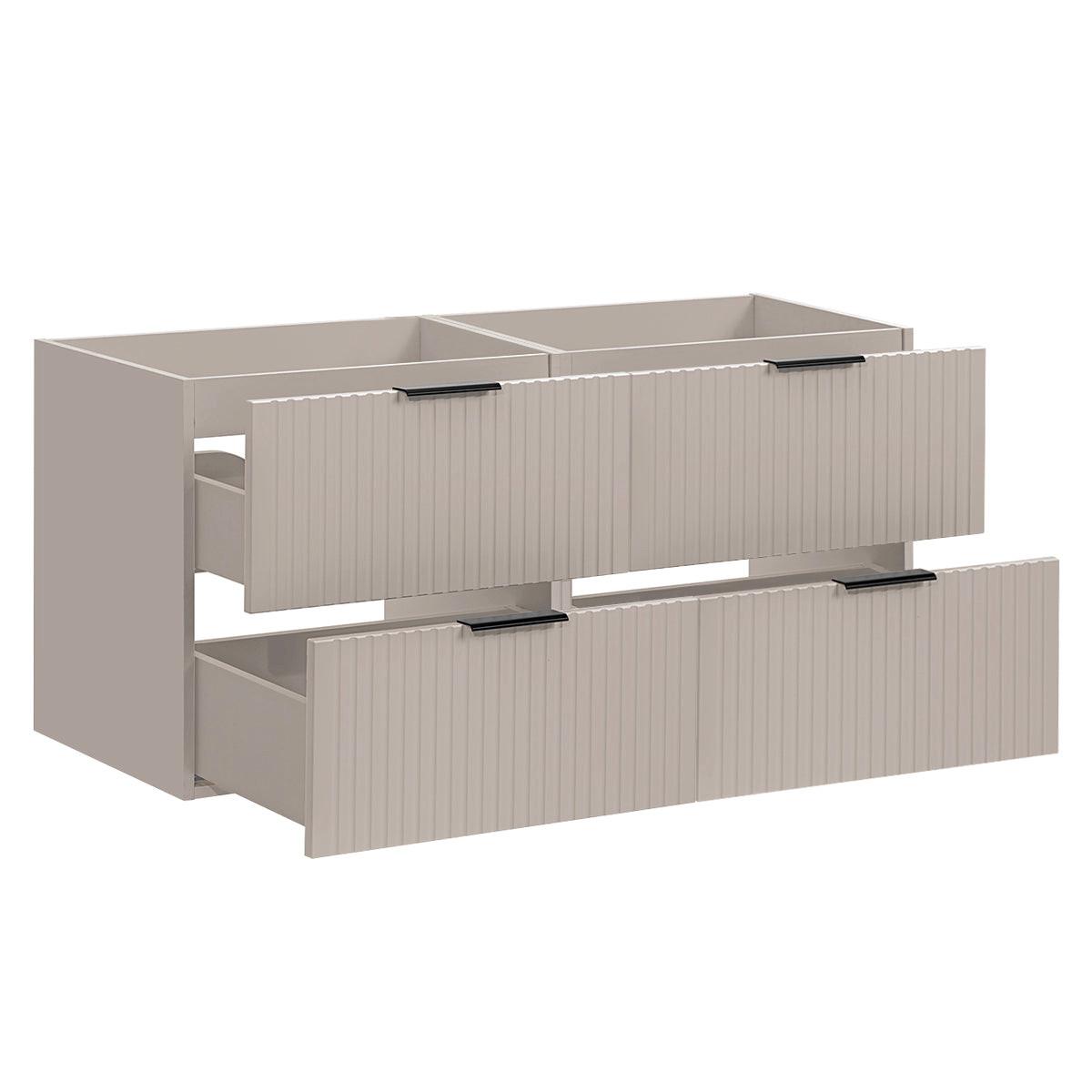 WASCHTISCHUNTERSCHRANK 120.4cm Adriel Kaschmir - Beige, Holzwerkstoff (120.4/57/46cm) - Petits-meubles