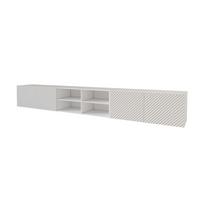 LOWBOARD ZENO-W 3x100x40x40 cm - Weiß - Weiß, Holzwerkstoff (300/40/40cm) - ALTDECOR