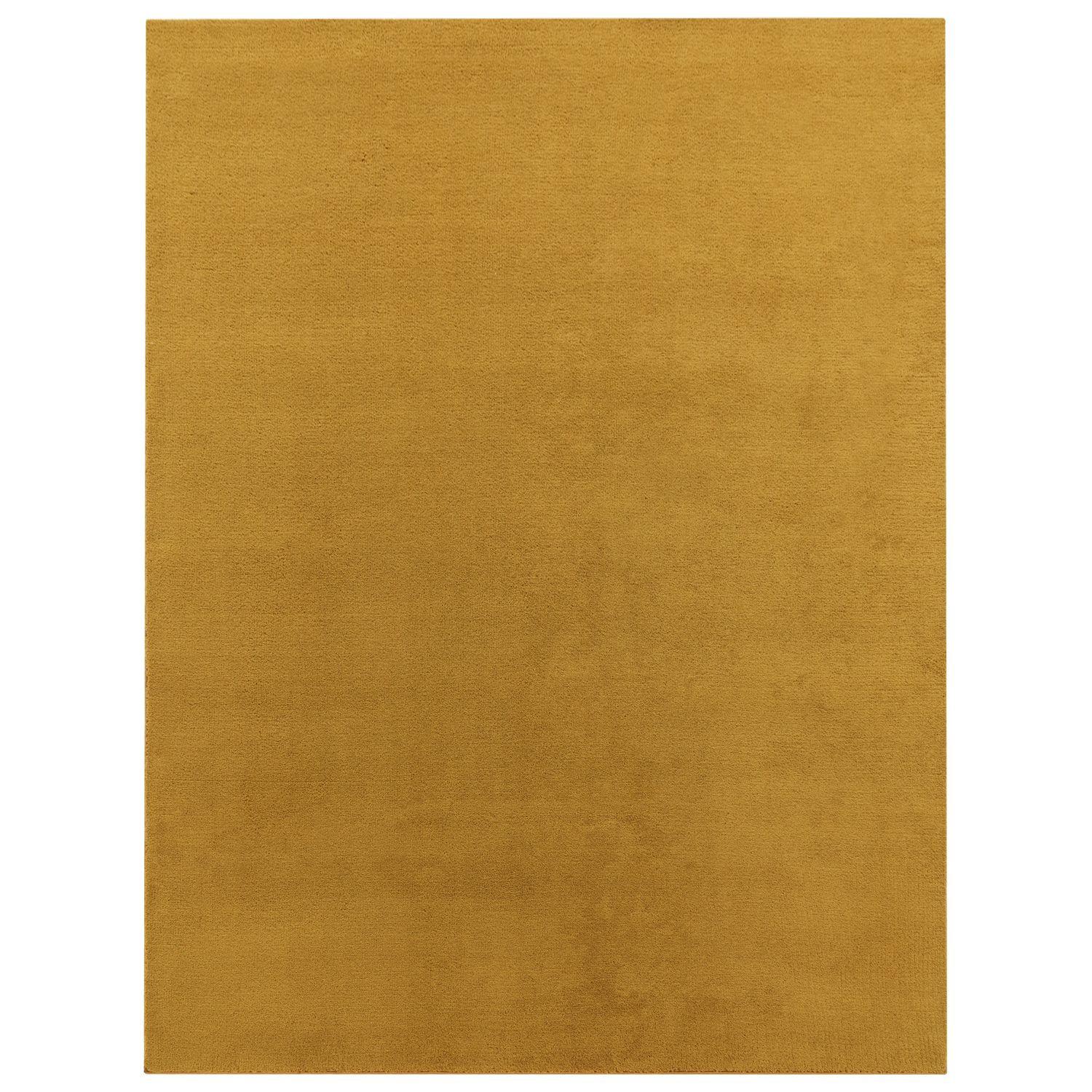 FLACHWEBETEPPICH Senfgelb 140 x 200 cm - Hellgelb, Kunststoff (140/200cm) - TT Home