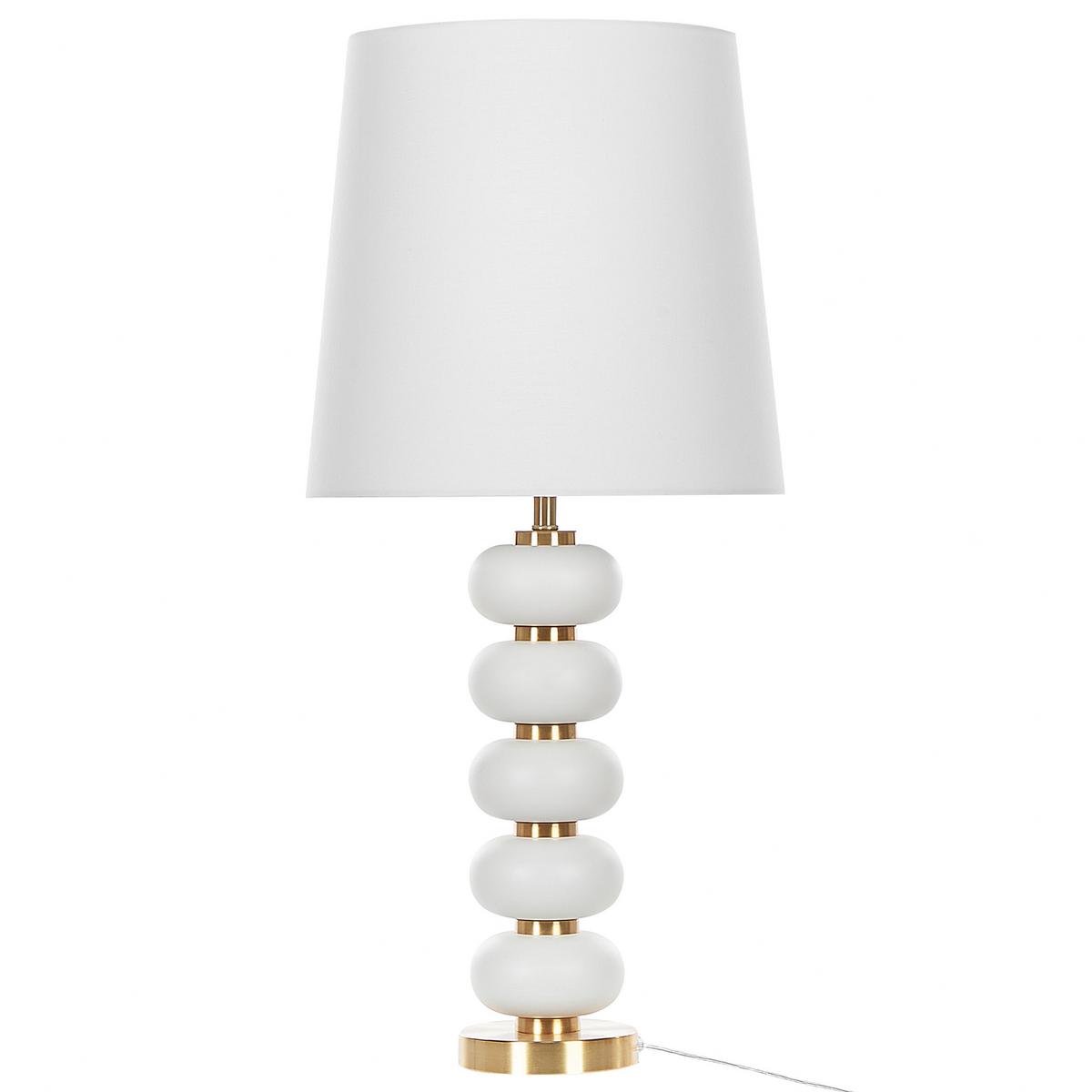 TISCHLAMPE Frio 37/37/80 cm - Weiß, Metall (37/37/80cm) - Beliani