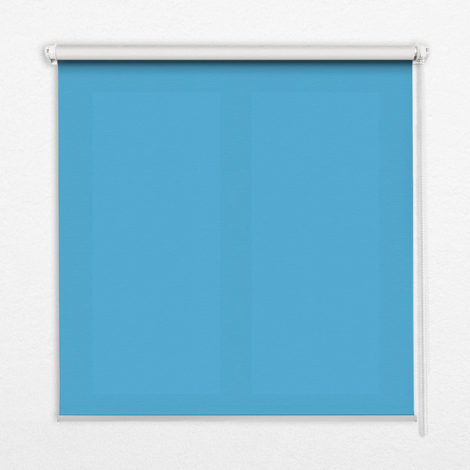 INNENROLLO - Fensterrollo - Rollo - 100x100 cm - Blau - Blau, Kunststoff (100/100/0.5cm) - TULUP