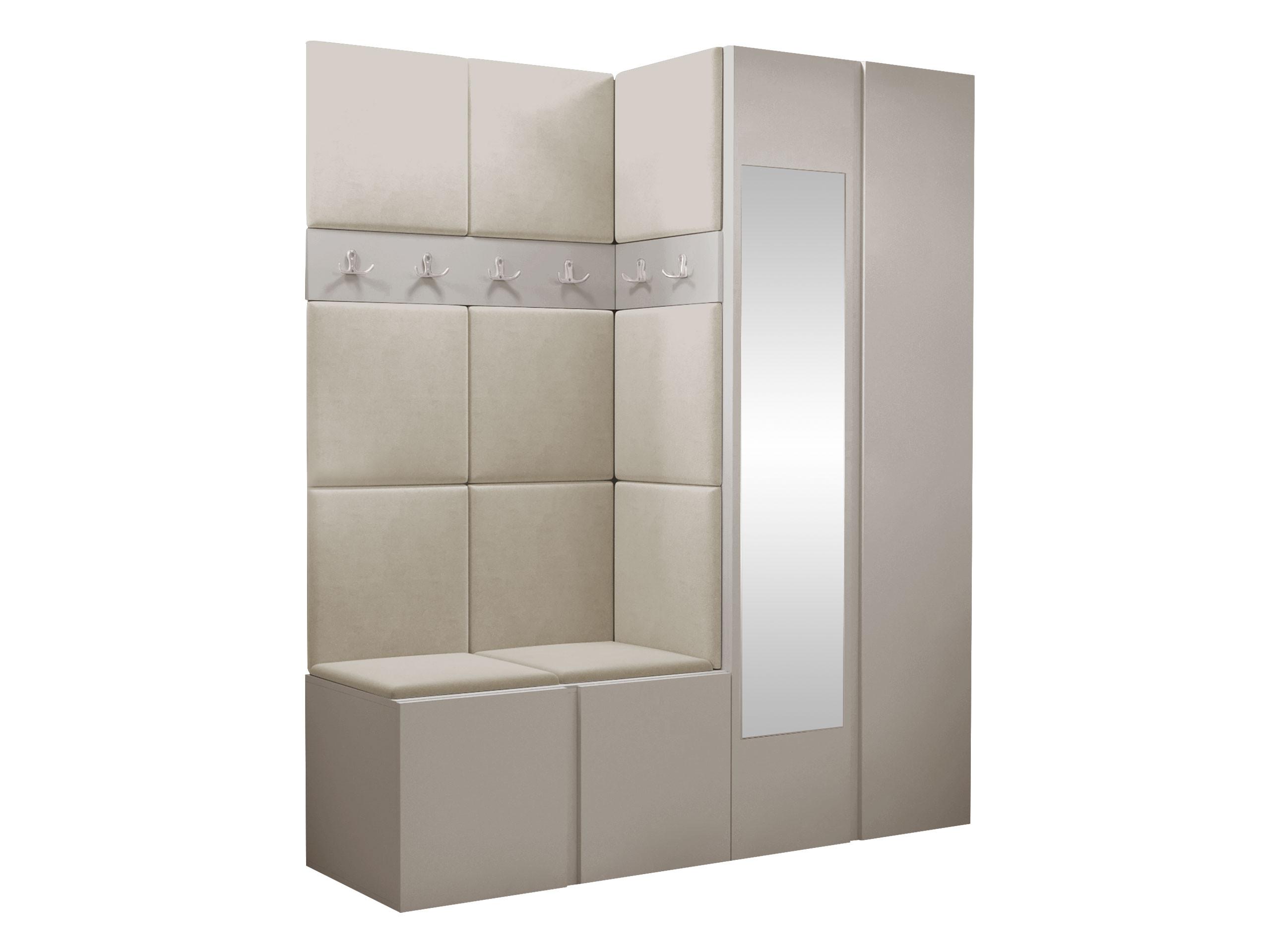 GARDEROBEN-SET Orion XII - Kaschmir/Beige, Holzwerkstoff/Kunststoff (158/186/46cm) - MIRJAN24