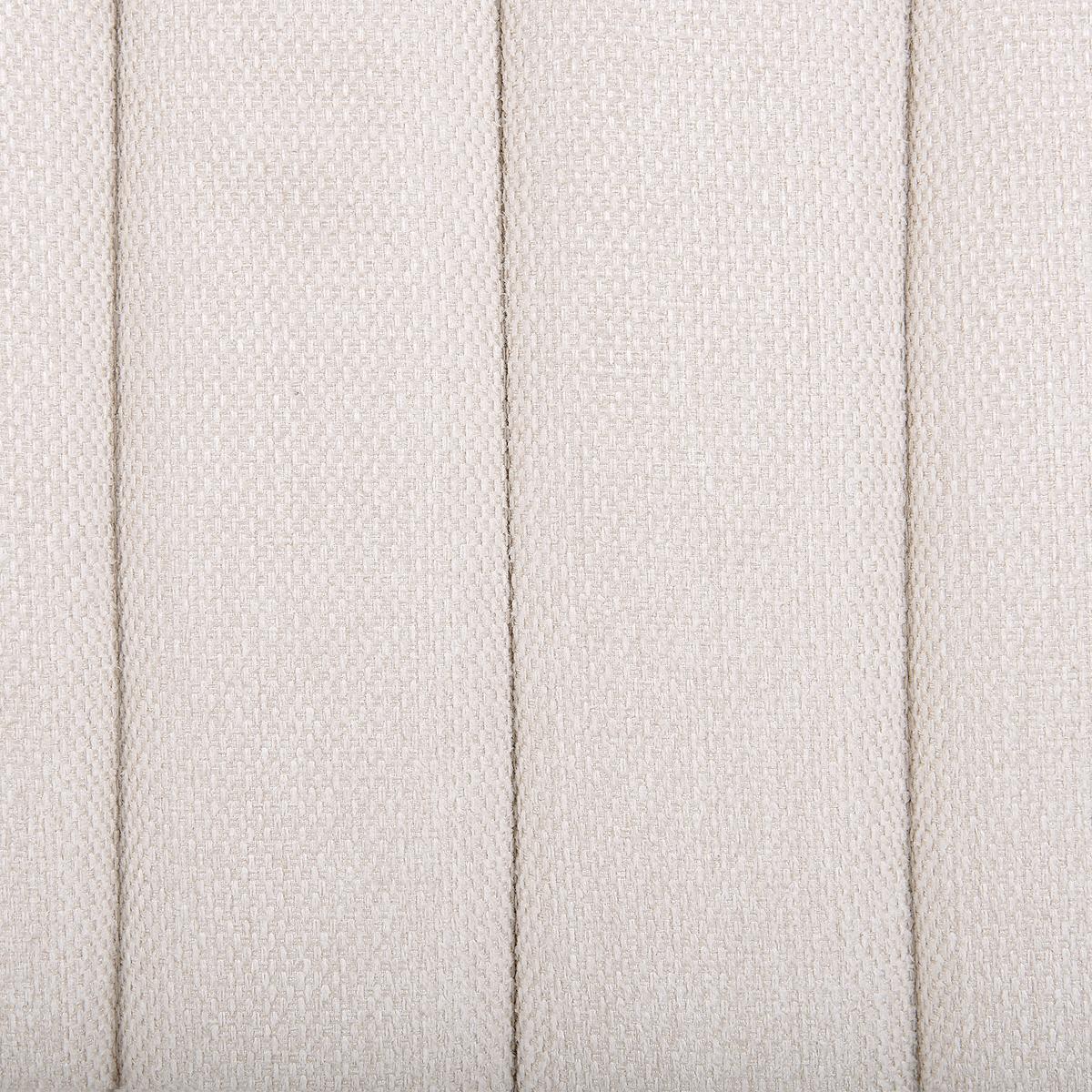 3-SITZER-SOFA beige Skaule - Dunkelbraun/Beige, Textil (205/71/82cm) - Beliani