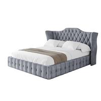 POLSTERBETT mit Bettkasten und Lattenrost, Boxbett ohne Matratze - MODY 120x200 Grau - Grau, Holzwerkstoff/Textil (120/200cm) - ALTDECOR