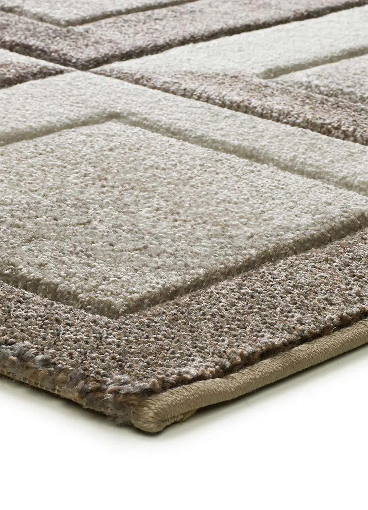 KURZFLORTEPPICH Braun / Creme Badet 200/290 cm - Creme/Braun, Textil (200/290cm) - Atticgo