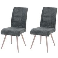 ESSZIMMERSTUHL Blau 2er-Set - Blau, Textil (68/97/64cm) - MCW