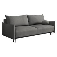 SCHLAFSOFA Dalia - Schwarz/Grau, Holz/Textil (225/88/98cm) - MIRJAN24