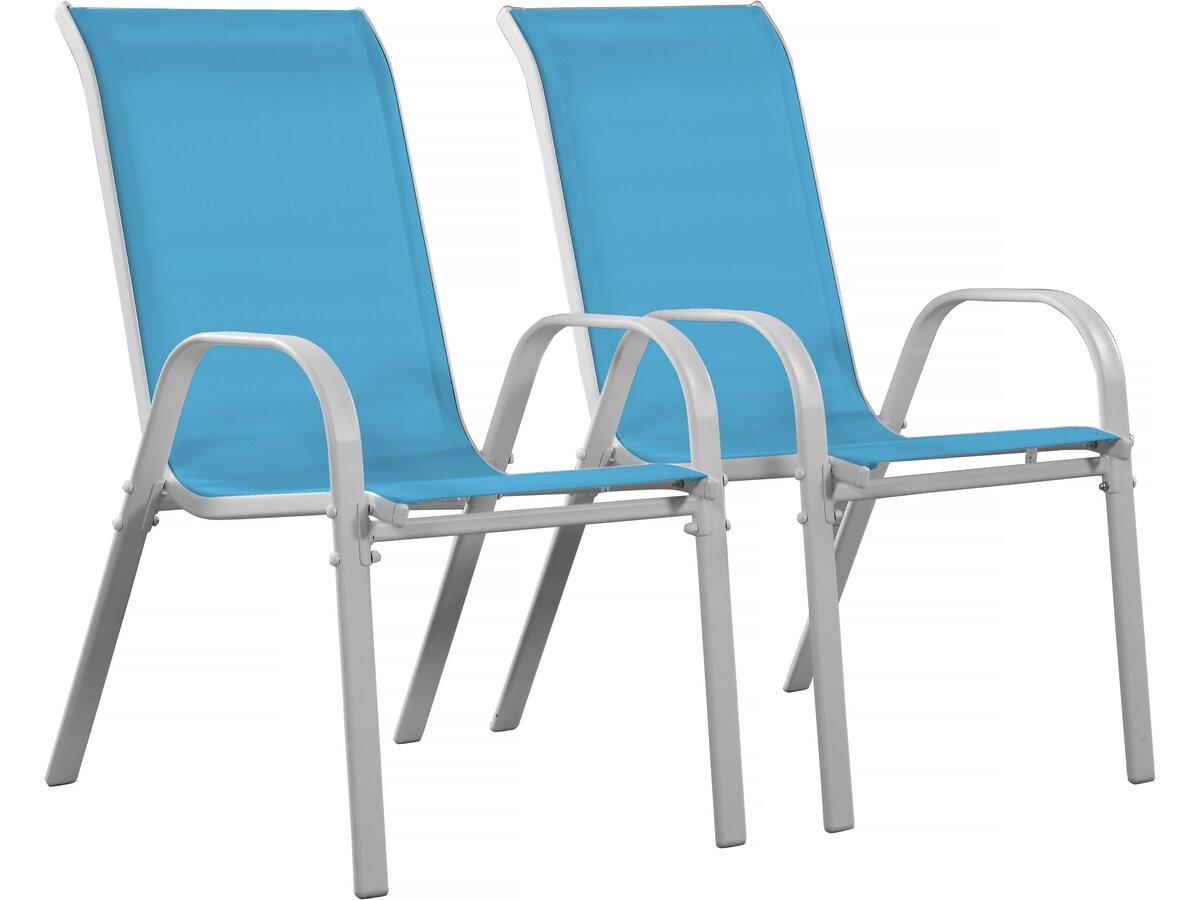 GARTENSESSEL cordoba Blau - Blau, Metall (75/92/53cm) - Habitat Garten