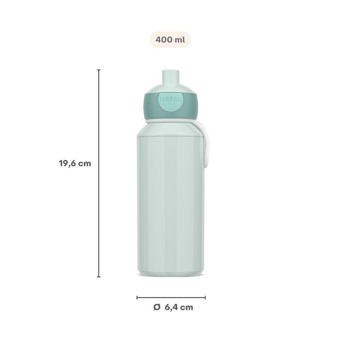 POP-UP TRINKFLASCHE Campus (2026) Princess Power 400 ml - Violett/Mintgrün, Kunststoff (0.4L) - Mepal