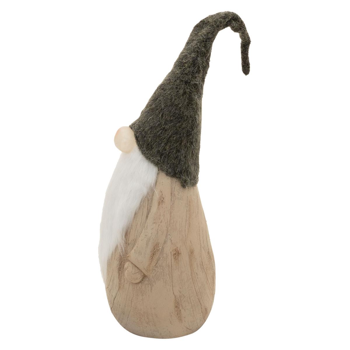 LED-WEIHNACHTSWICHTEL-FIGUR mit Leuchtender Nase Weihnachtsdeko Innen Batteriebetrieben Höhenverstellbar 66-88 cm - Multicolor, Stein (28/88/24cm) - ECD-Germany