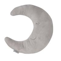 NACKENKISSEN Mond grau - Grau, Textil (25/8cm) - Roba