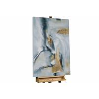 ACRYLBILD HANDGEMALT 75/100 cm - Blau, Holz/Textil (75/100cm) - KUNSTLOFT