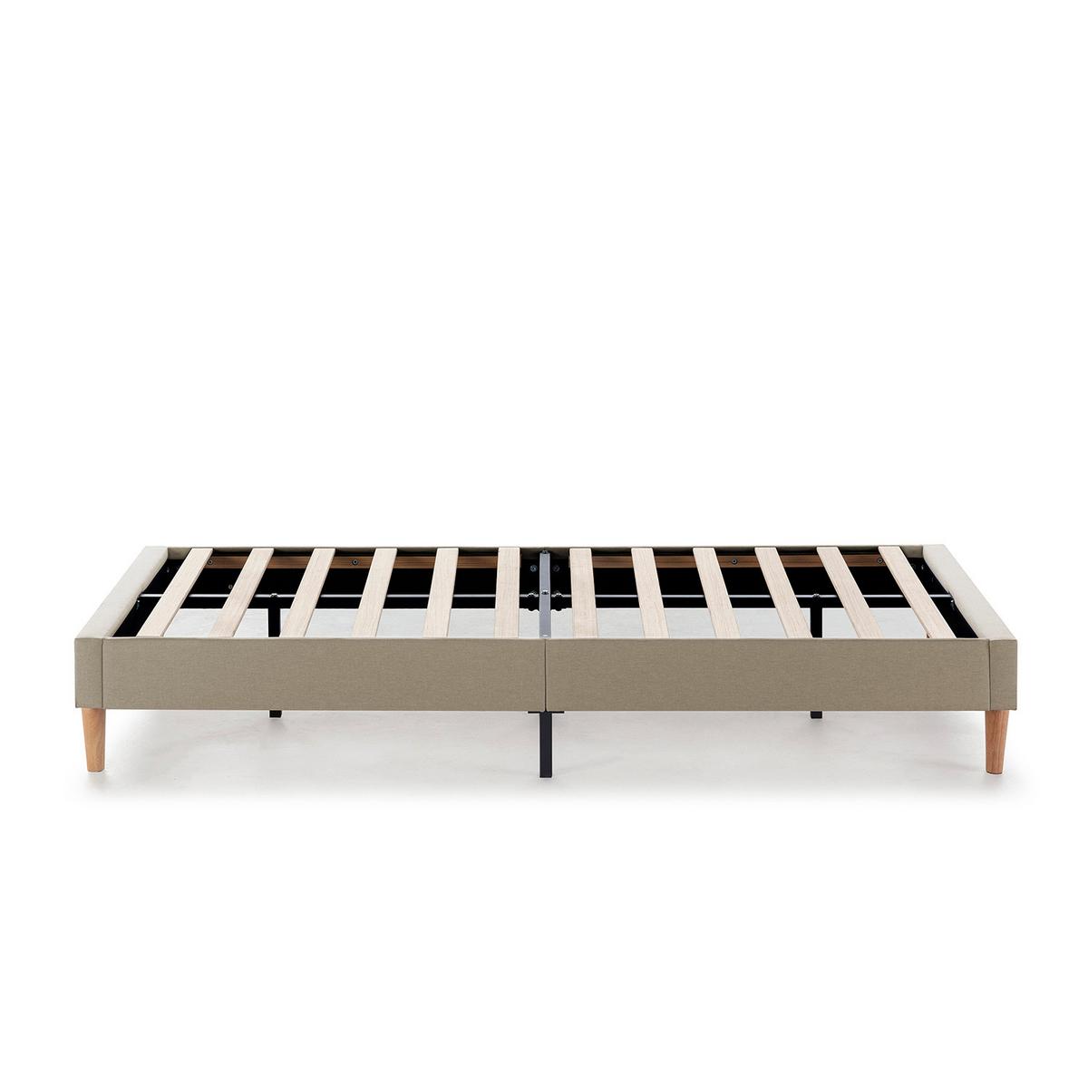 POLSTERBETT 90x190 cm Aura, Beige - Beige, Textil (190/90/30cm) - VS Venta-stock
