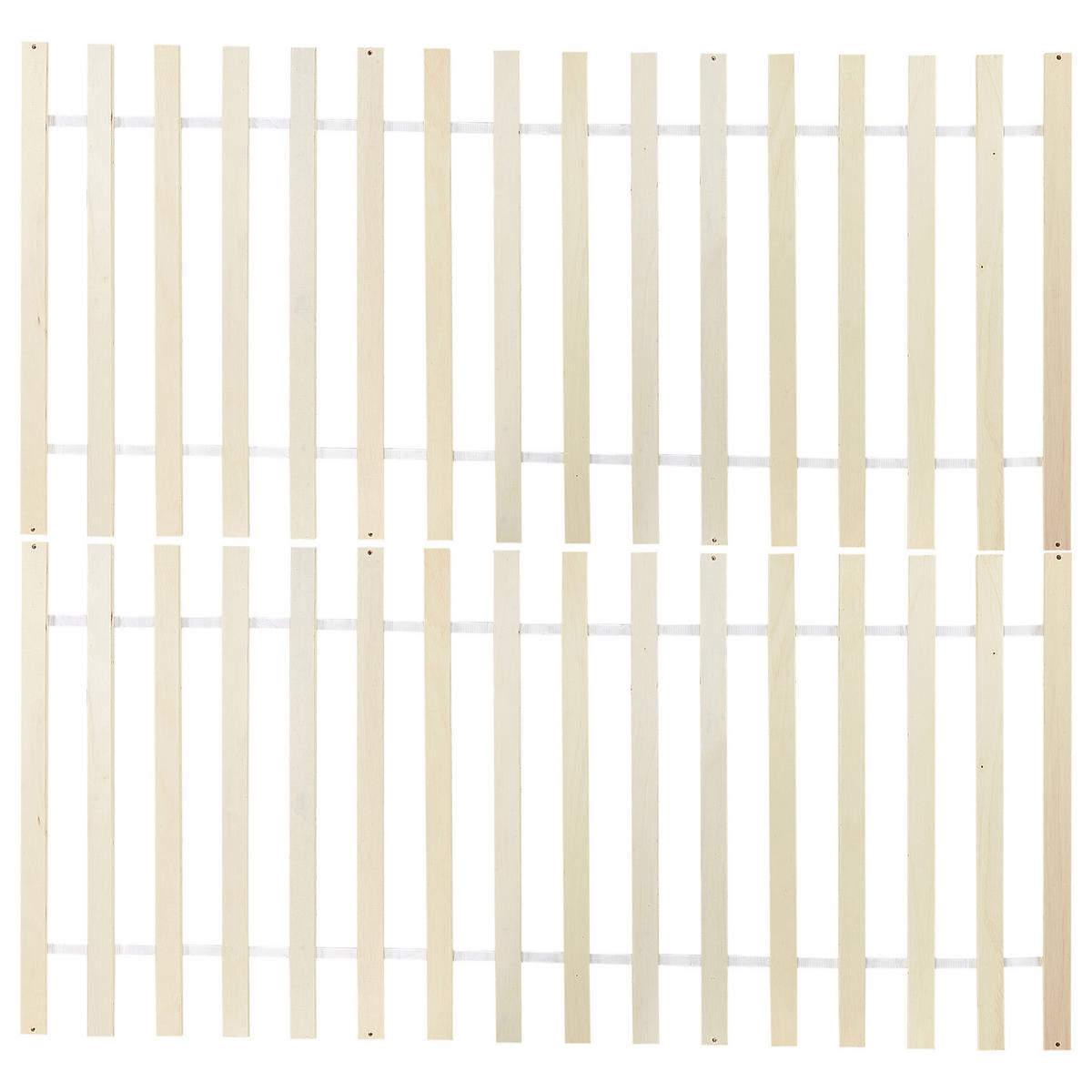 BETT mit Lattenrost 160x200 cm Weiß Tannay - Weiß, Holz (160/200cm) - Beliani