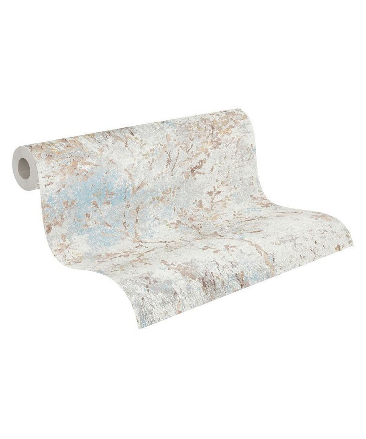 VLIESTAPETE Blau 53/1005 cm - Blau, Textil (53/1cm) - KUNSTLOFT