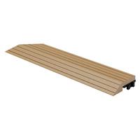 ABSCHLUSSLEISTE WPC Ecke links Teak - Alteiche, Holzwerkstoff (38/2/7.5cm) - ML-DESIGN