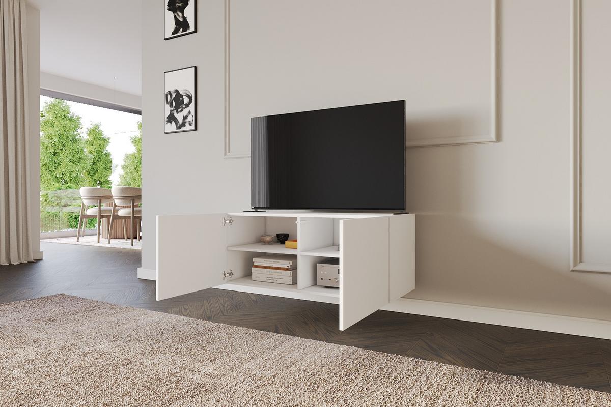 LOWBOARD ELIO-W 100x40x40 cm - Weiß - Weiß, Holzwerkstoff (100/40/40cm) - ALTDECOR