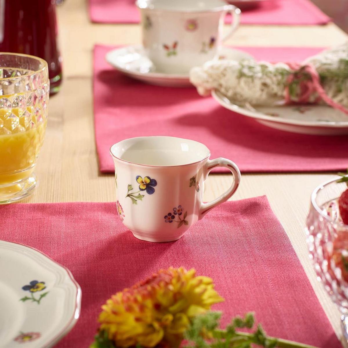 ESPRESSOTASSEN Petite Fleur weiß 80 ml 6er Set - Weiß, Keramik (0.08L) - Villeroy & Boch