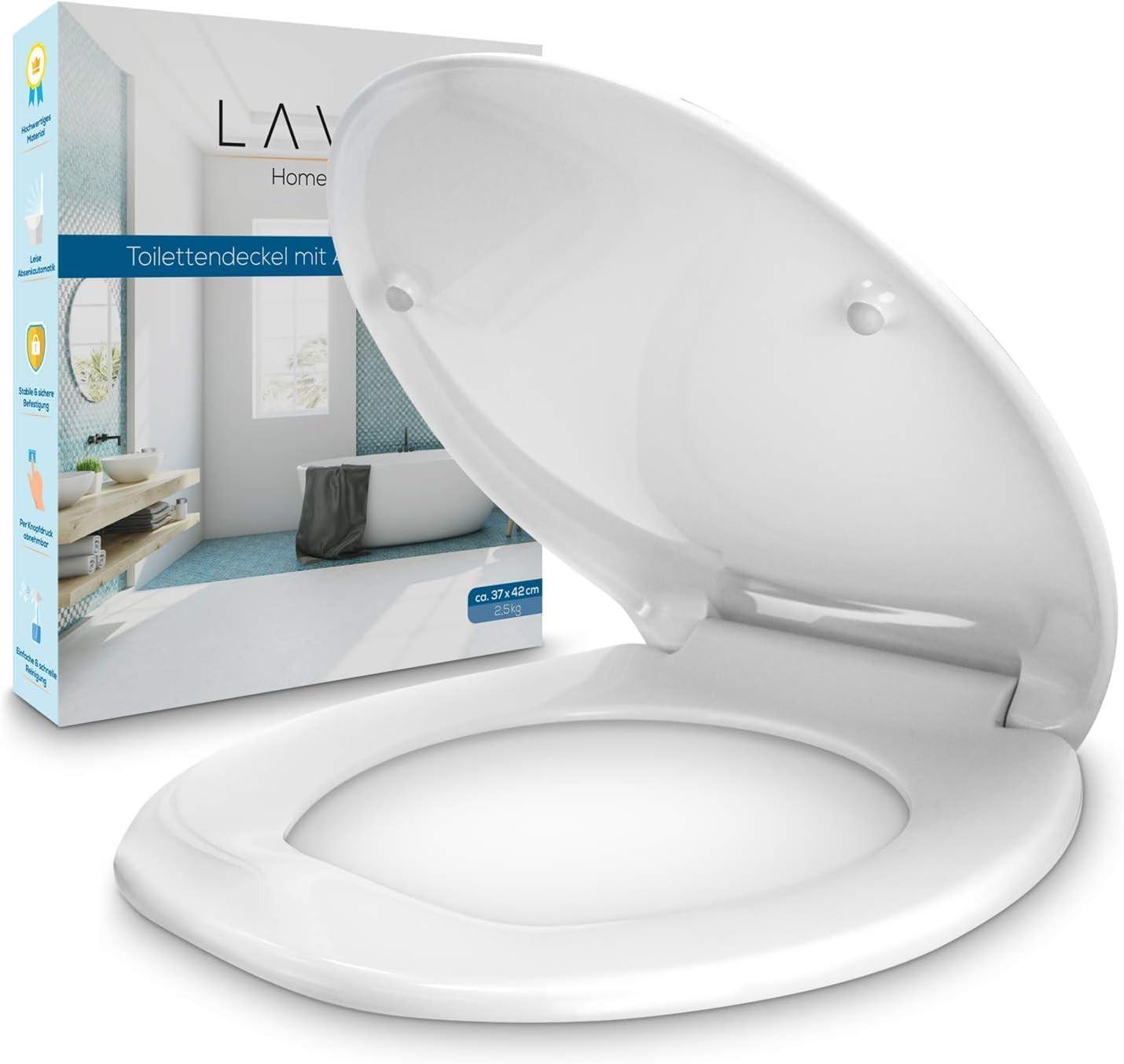 TOILETTENSITZ - Weiß, Kunststoff (37/5/44cm) - Lavur
