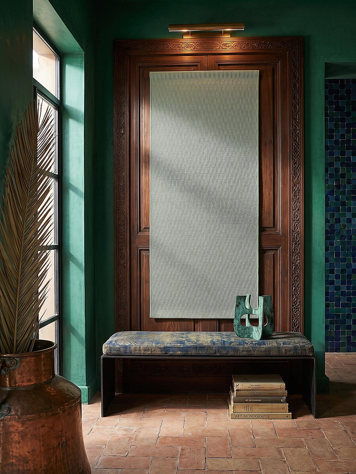 TEPPICHLÄUFER Uni BORNO Polypropylen Grün 80 x 150 cm - Grün, Textil (80/150cm) - KADIMA DESIGN