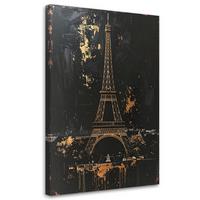 LEINWANDBILD Städte & Architektur 30x45cm - Schwarz, Textil (30/45cm) - Feeby