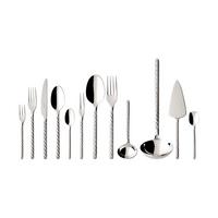 TAFELBESTECK Montauk silber 70-tlg. - Silberfarben, Metall - Villeroy & Boch