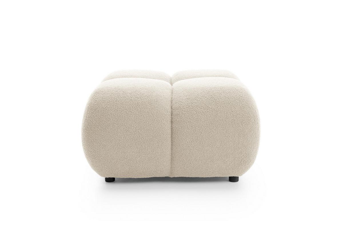 POLSTERHOCKER CORSO Modern Sitzhocker, Fußhocker Beige - Beige, Holzwerkstoff/Kunststoff (72/43.5/72cm) - MASSENO