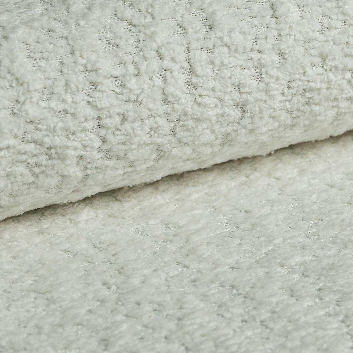 SESSEL Henrik Weiß Boucle - Weiß/Braun, Holz/Textil (97/81/93cm) - S-Style Möbel