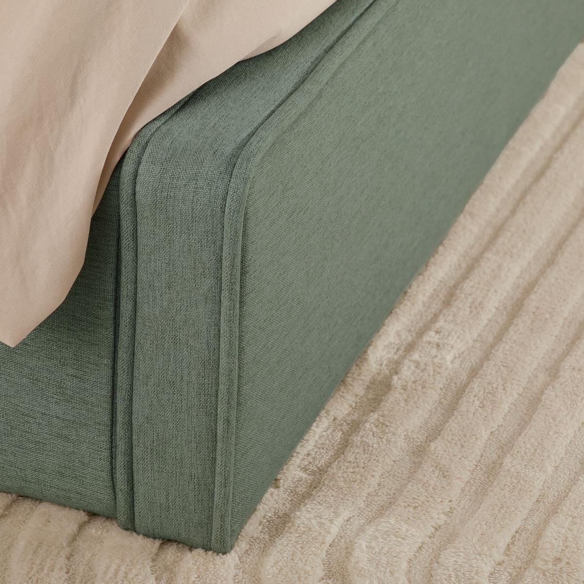 POLSTERBETT MARINI 140x200 cm grün - Grün, Textil (140/200cm) - IDIMEX