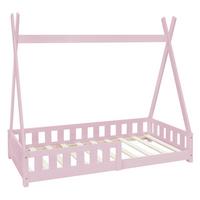 KINDERBETT Tipi 80x160 cm Rosa - Pink, Holz (80/160cm) - ML-DESIGN