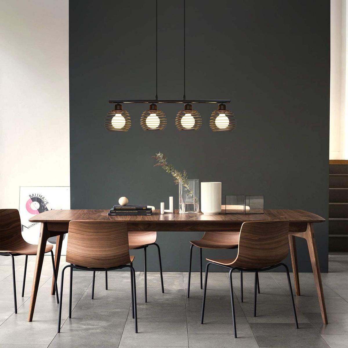 PENDELLEUCHTE Thalynne 77/15/142 cm - Schwarz, Metall (77/15/142cm) - ZMH
