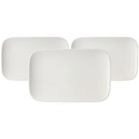 SERVIERPLATTEN Arena weiß 34 x 22 cm 3er Set - Weiß, Keramik (22/5/34cm) - Ritzenhoff Breker