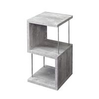 REGAL Elga 33x33x65 aus Holzwerkstoff in der Farbe beton - Grau, Kunststoff (33/65/33cm) - 58aufmkessel