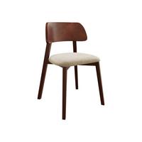 POLSTERSTUHL Dario, Holzfarbe: Nuss - Nussbaumfarben/Naturfarben, Holz/Textil (47/80/50cm) - MIRJAN24