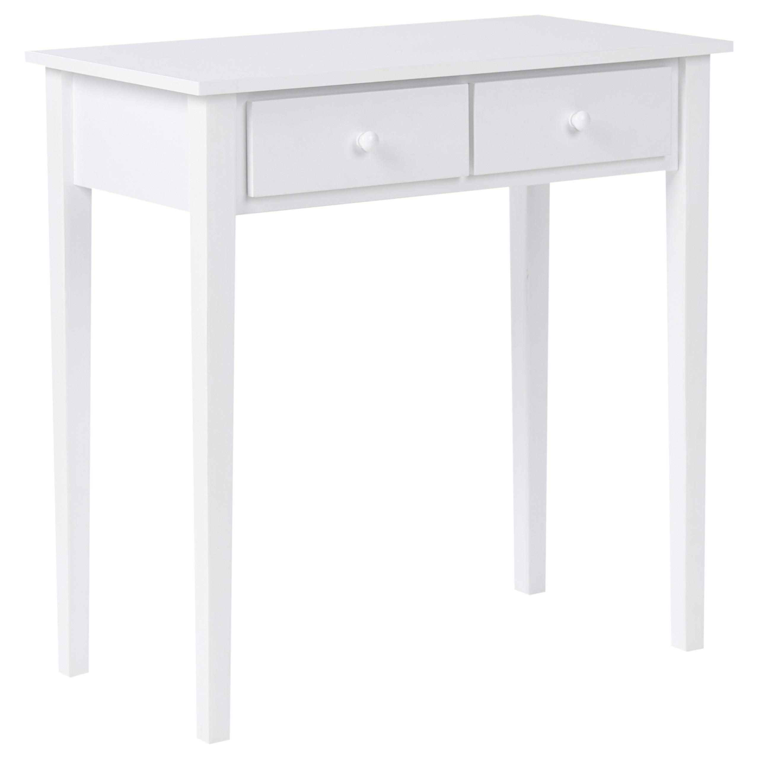 KONSOLENTISCH Weiß Yirra - Weiß, Holzwerkstoff (75/75/40cm) - Beliani