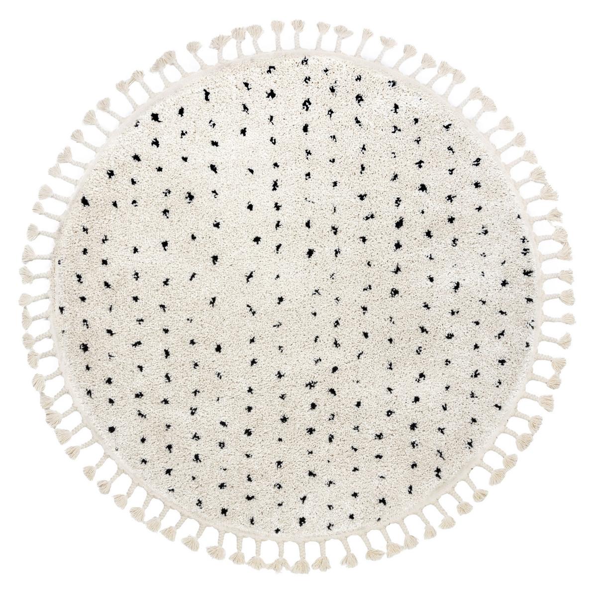 TEPPICH Berber 120 cm - Creme, Textil (120/120cm) - rugsX