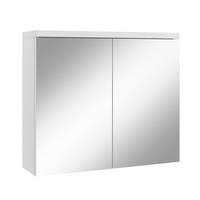 SPIEGELSCHRANK Toledo Weiß - 80 x 20 x 60 cm - Weiß, Holz (80/60/20cm) - Badplaats