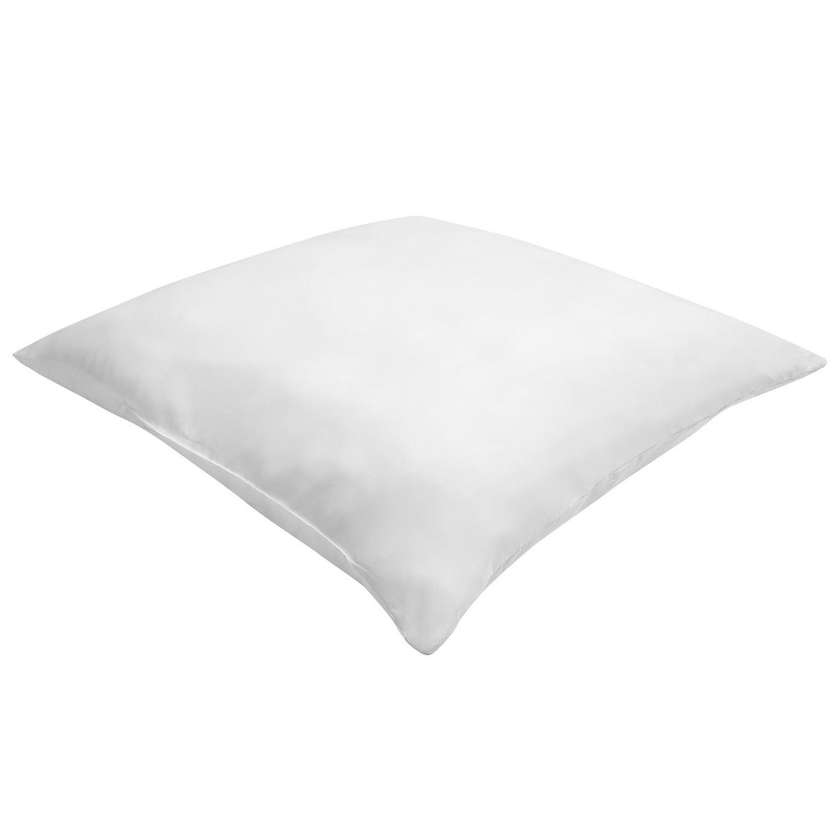 KOPFKISSEN Weiß 80/80 cm Errigal - Weiß, Textil (80/80cm) - Beliani