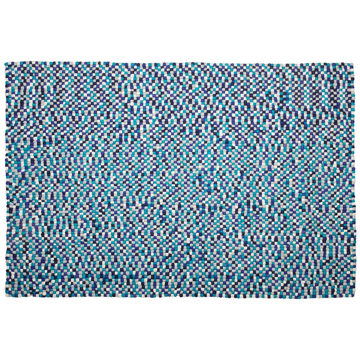 FILZKUGELTEPPICH Amdo 230/160 cm - Multicolor, Textil (160/230cm) - Beliani