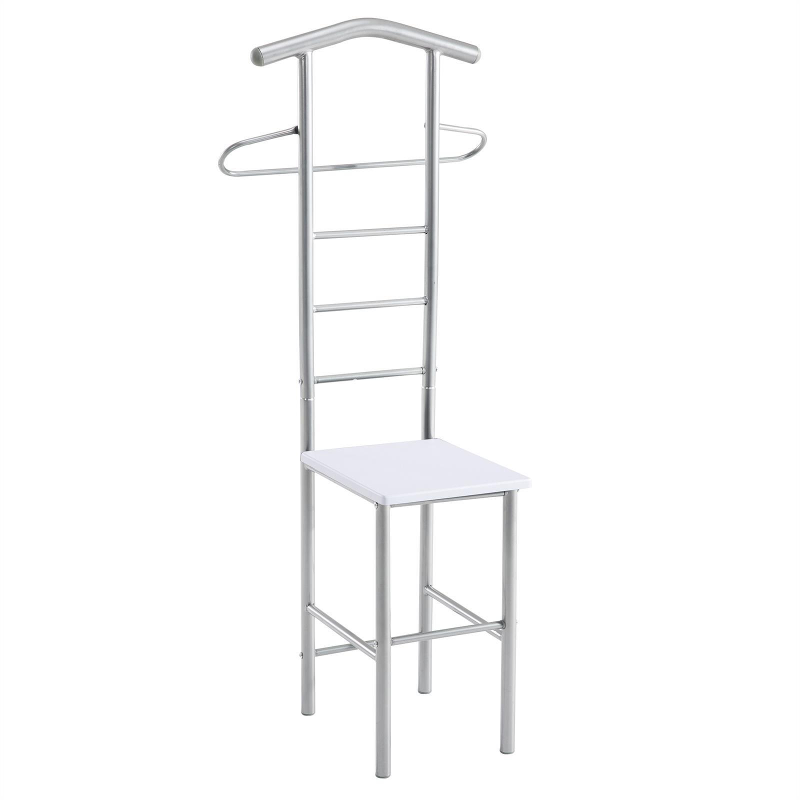 HERRENDIENER JIVO weiß - Weiß, Metall (53/121/47cm) - CARO-Möbel