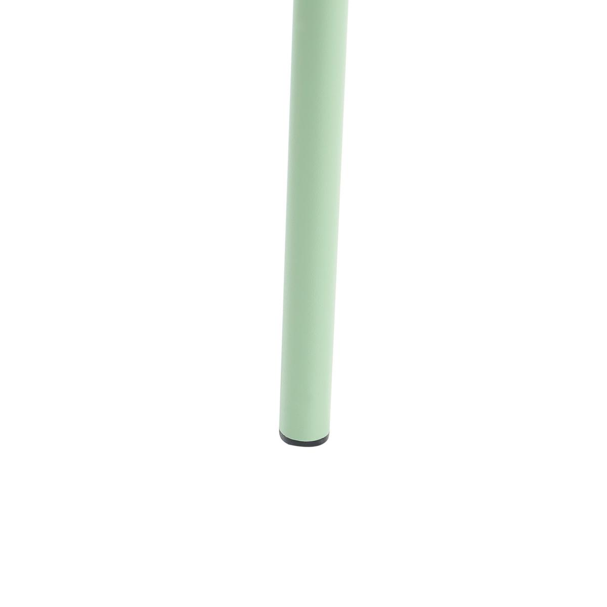 GARTENSTUHL 2er-Set Metall Grün Lefkada - Grün, Metall (38/80/54cm) - Beliani